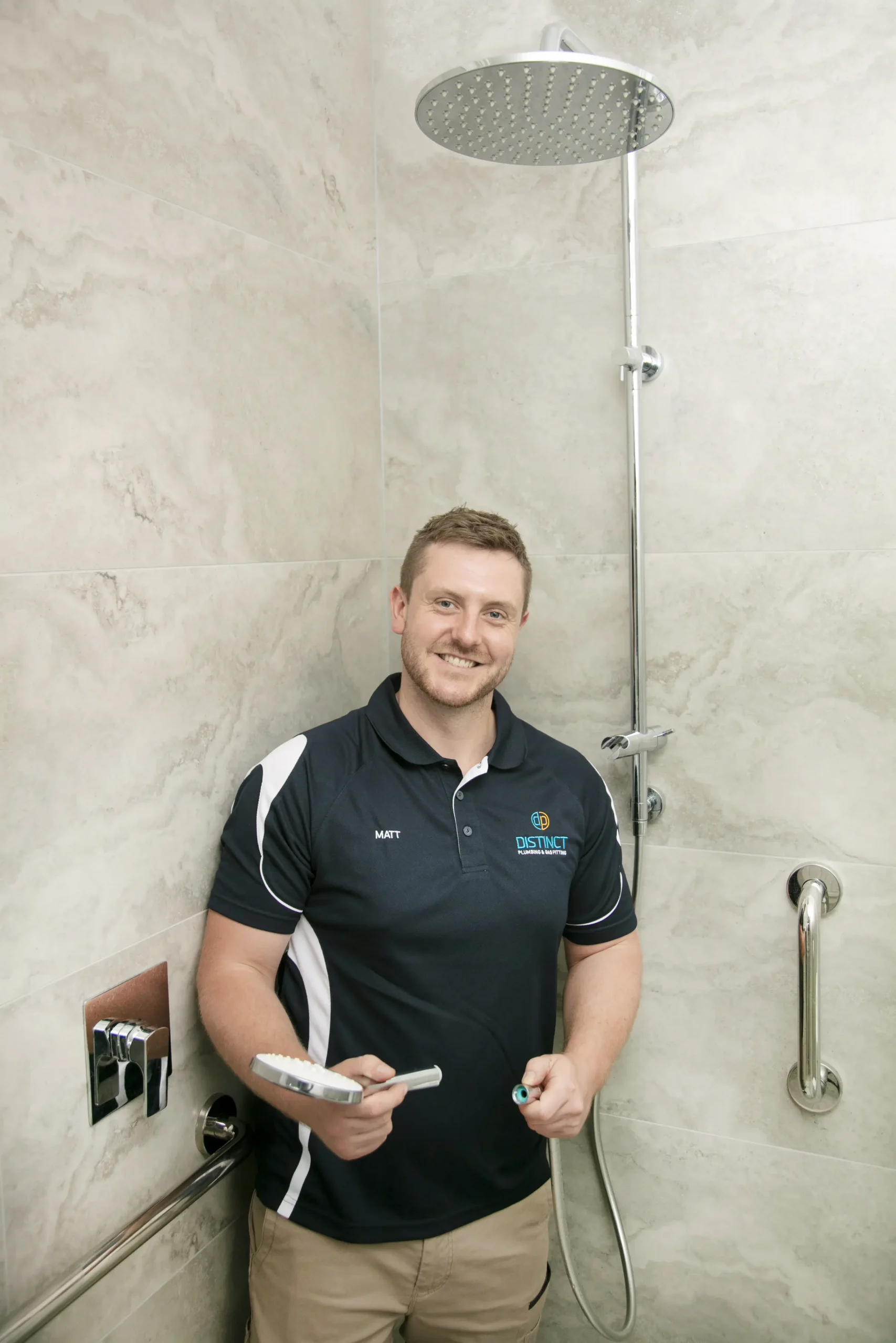 A close-up of a modern hot water system installed in a residential property, providing efficient water heating.